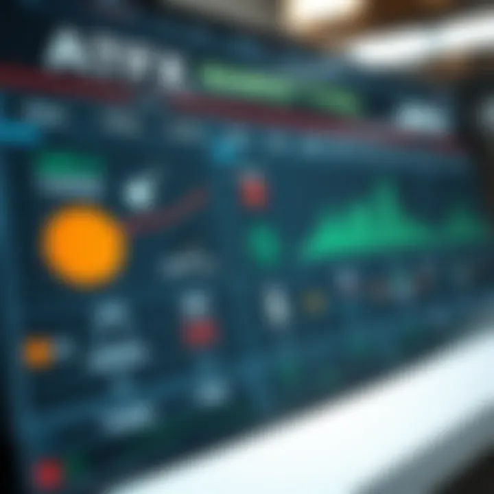 Illustration of financial instruments and account types offered by ATFX broker