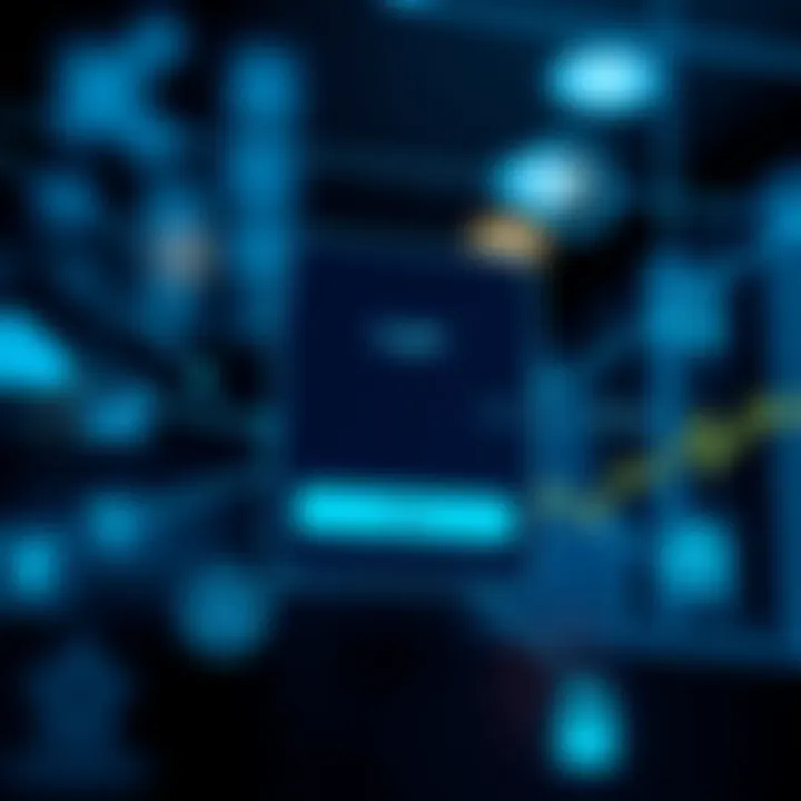 Visual representation of secure login and transaction process on OlymTrade with financial icons