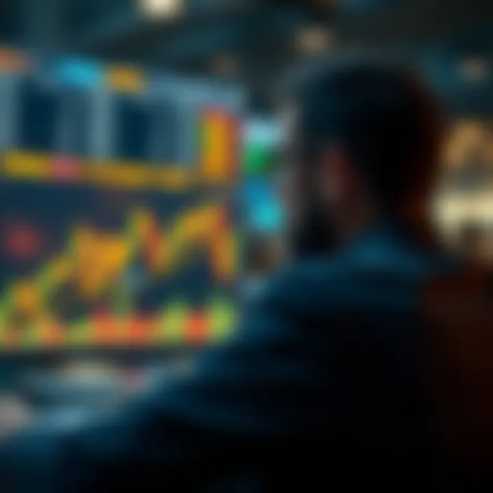 Conceptual illustration of risk management in financial trading