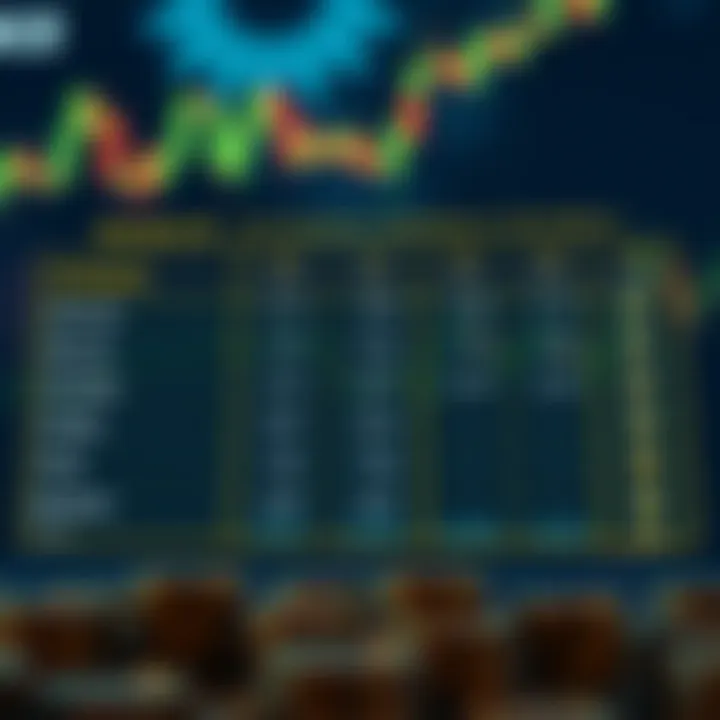 Comparison chart displaying Binance commissions versus other cryptocurrency platforms