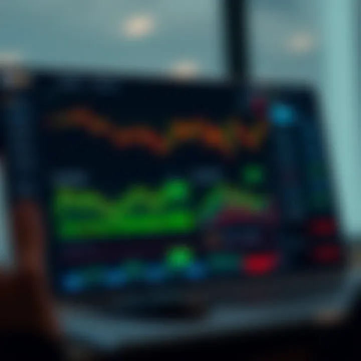 Dashboard interface showing automated cryptocurrency trading signals and analytics