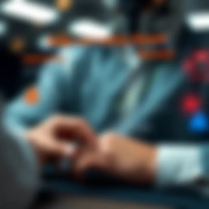 Graphic illustrating the potential risks and safety measures when using bot deriv in financial trading