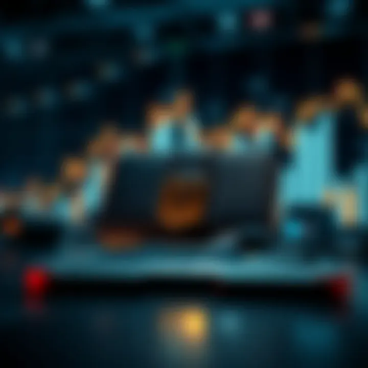 Secure digital wallet with blockchain network in the background