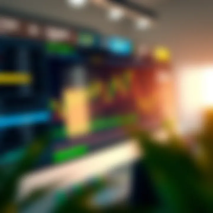 cTrader trading platform interface showing market charts and trading tools