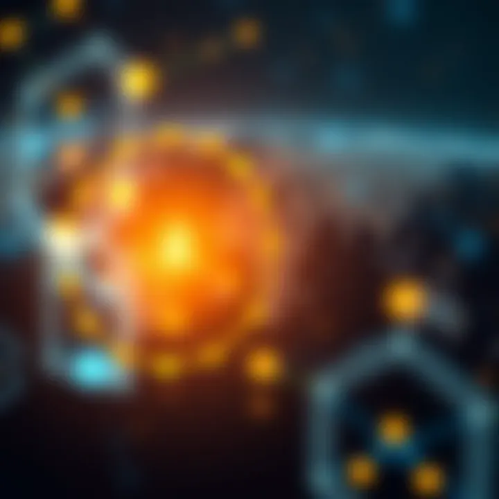 Secure financial regulation icons with global market connectivity symbols