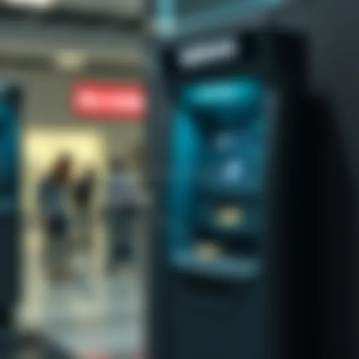 Key Security Features of DERIV ATM for Safe Transactions Illustration of a user interacting with a DERIV ATM highlighting security features