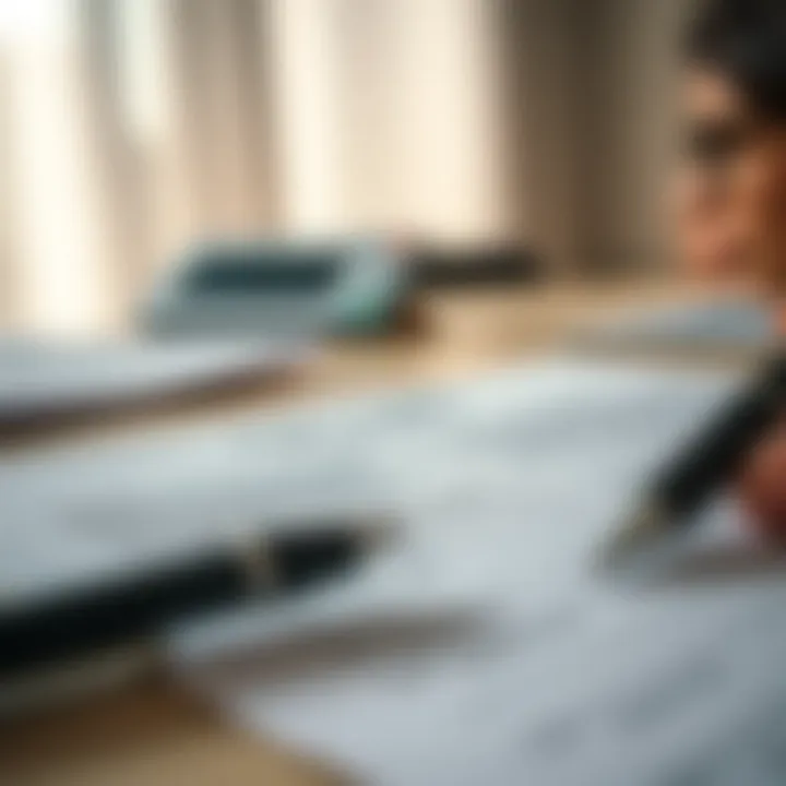 Key Conditions and Legal Aspects of Easy Credit Loans Close-up of credit agreement contract with pen on table
