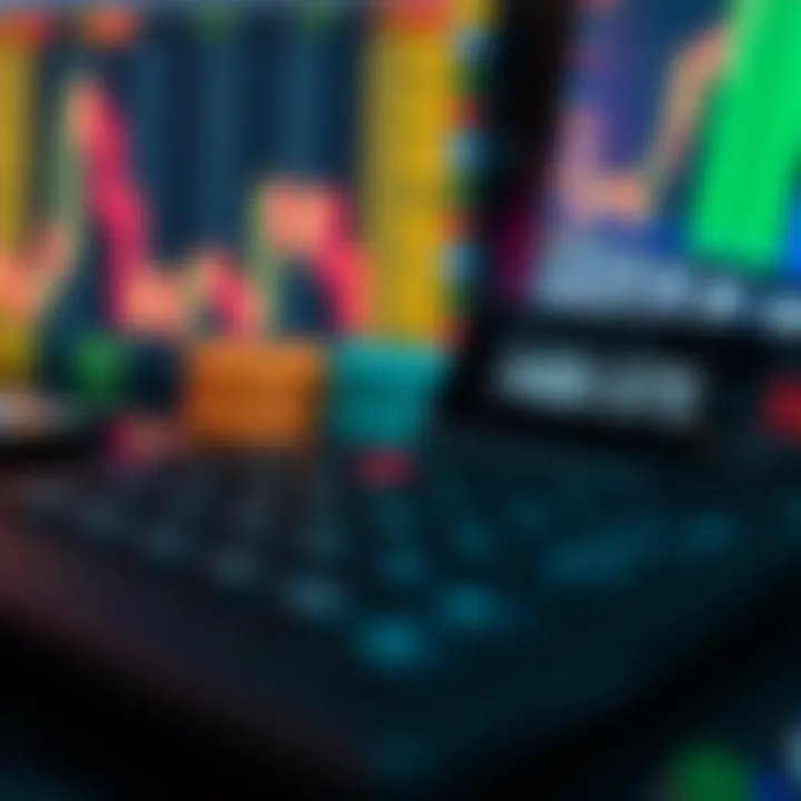 Visual representation of risk management strategies using lot size calculators in stock market trading