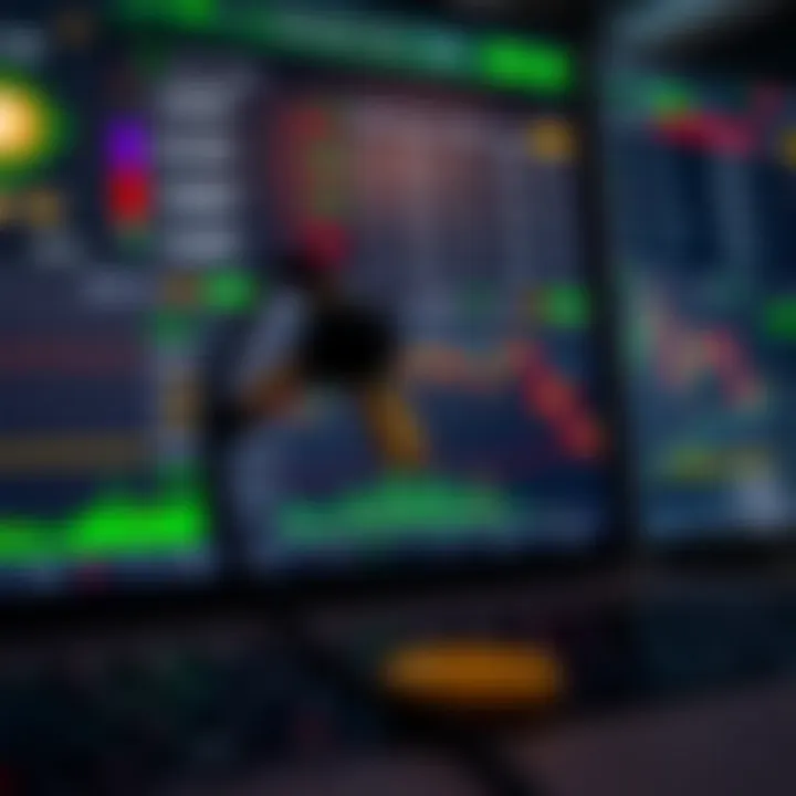 Interface of popular cryptocurrency exchange platforms with Bitcoin trading options