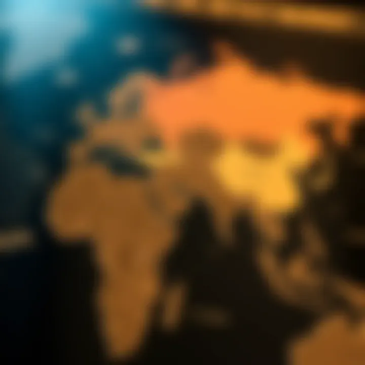 Geopolitical Factors Affecting the Brent Crude Oil Market Map highlighting geopolitical regions influencing global Brent crude oil market