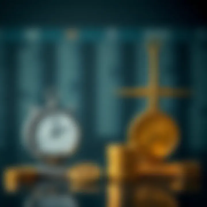 Comparison of troy ounce and avoirdupois ounce scales illustrating different gold weight measurements