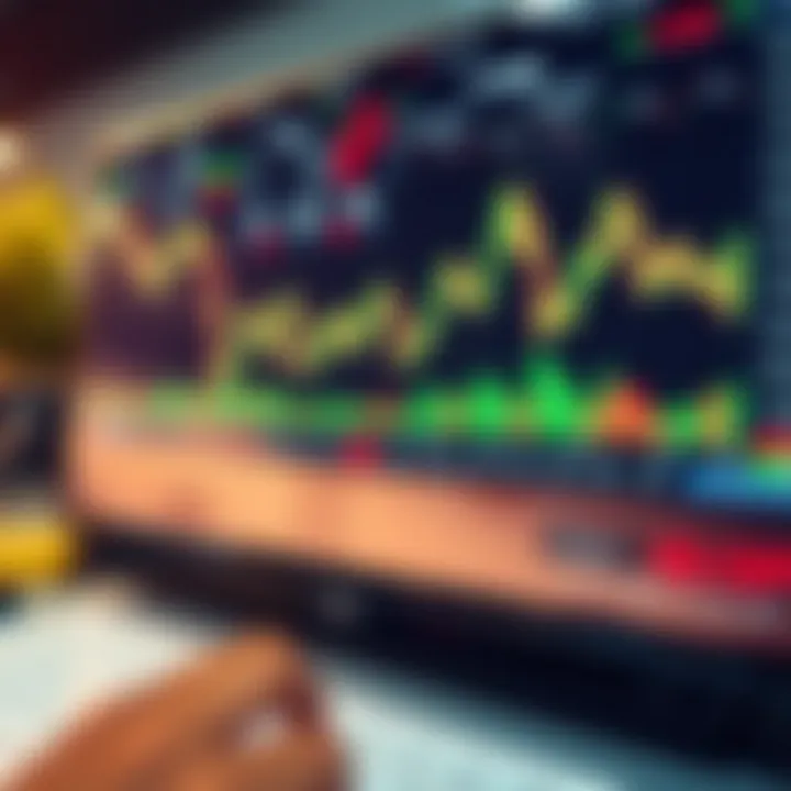 Overview of the IQ Option trading platform interface showing various financial instruments and trading charts