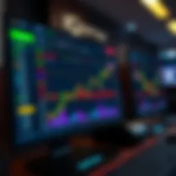 User interface of IQ Option trading platform showing asset selection and trading charts