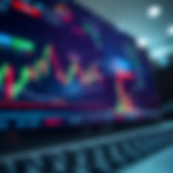 Graph depicting trading strategy performance with risk management indicators on IQ Option