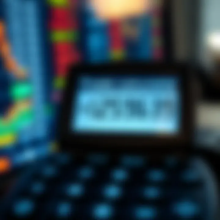 Calculator displaying trade lot size calculation on a digital screen