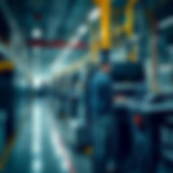 Modern manufacturing facility with advanced machinery and automated production lines in Colombia
