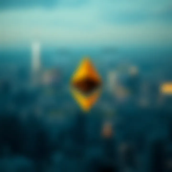 Diagram showing challenges and opportunities influencing Ethereum's future adoption and value
