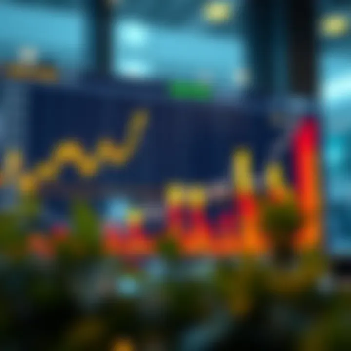 Graph showing upward trend in trading platform performance