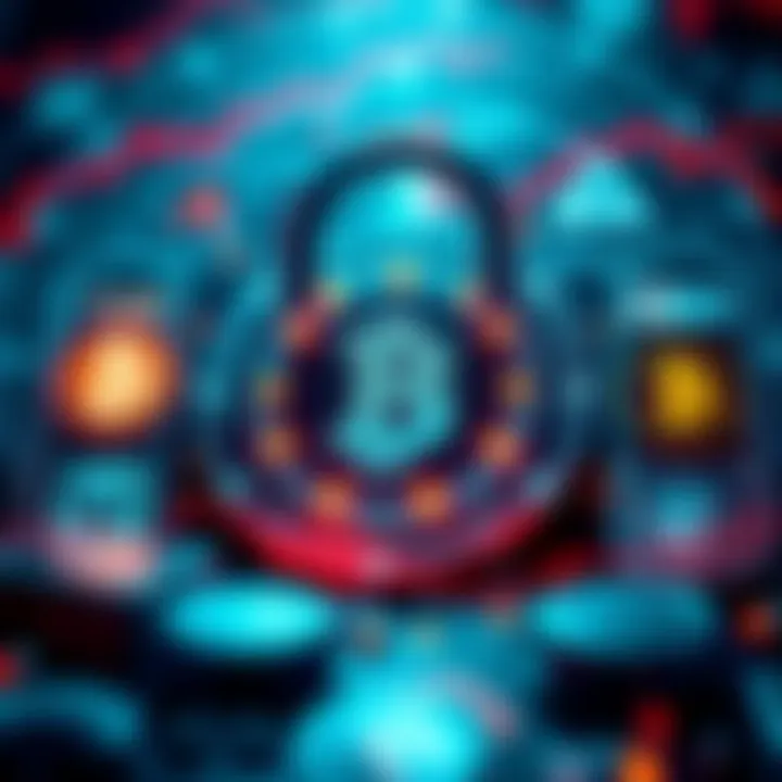 Key Security Features for Safe Cryptocurrency Trading Illustration of digital security elements representing safe cryptocurrency trading