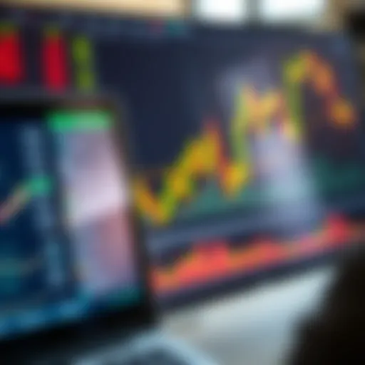 Chart displaying binary trading signals within TradingView's technical analysis interface