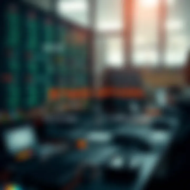 Diagram illustrating how binary options brokers operate within financial markets