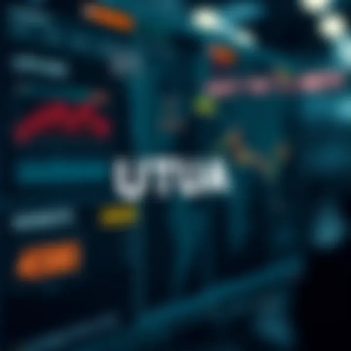 Detailed overview of UTUA platform's security features and user interface