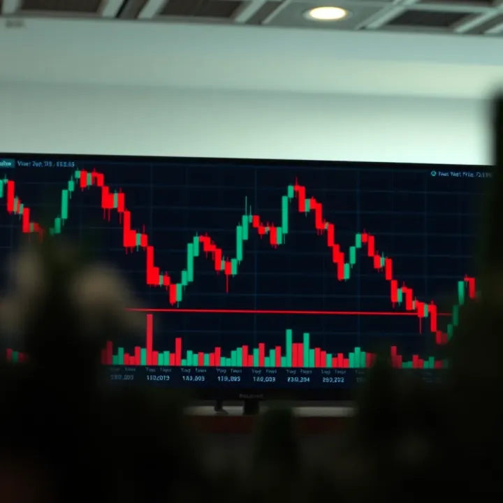Chart showing bullish divergence with price making lower lows and indicator making higher lows