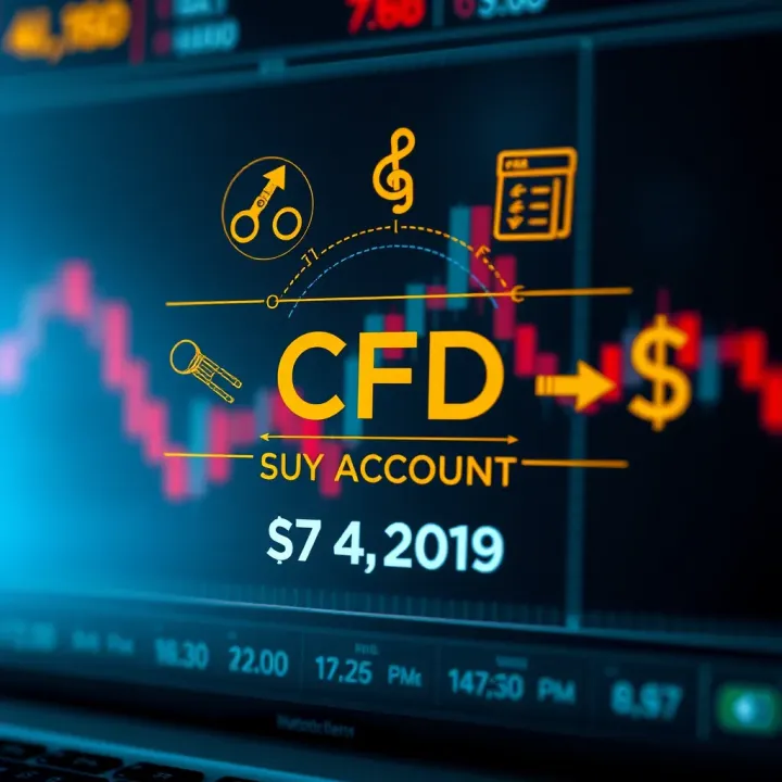 Diagram illustrating how a CFD account operates with financial instruments