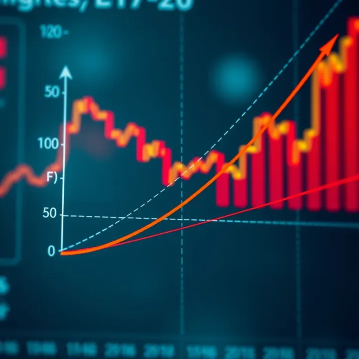 Graph illustrating the derivative curve of a mathematical function