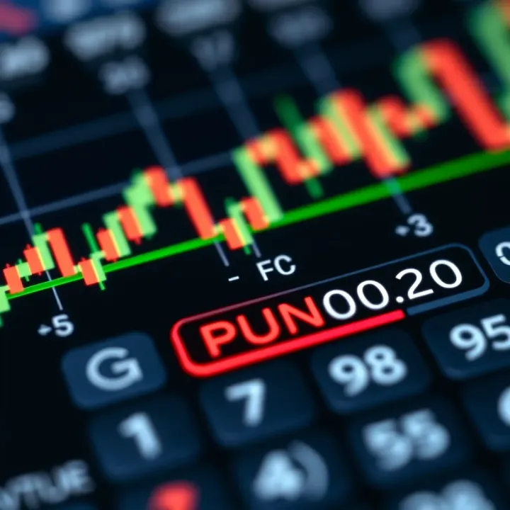 Forex pip calculator interface showing currency pair and pip value