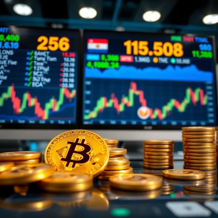 Visual of digital currency exchange platforms and real-time currency rate monitoring tools