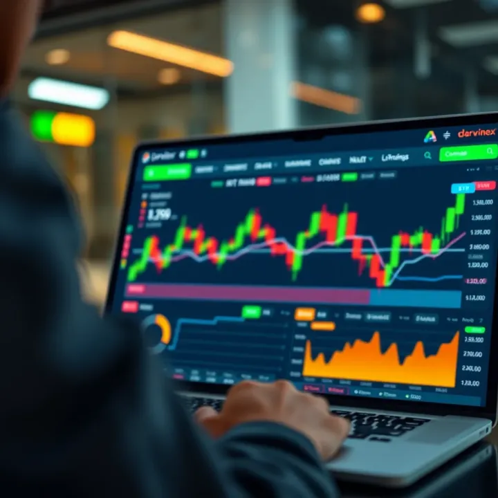 Advanced trading platform interface showing diverse investment options and analytics