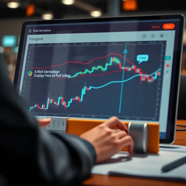 Diagram showing risk management strategies using derivatives in investment portfolios