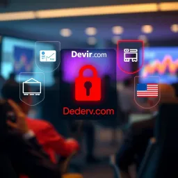 Secure online transaction icons representing deposit and withdrawal methods