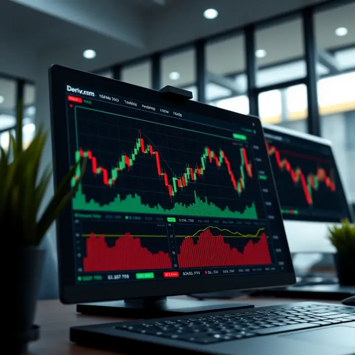 Interface displaying various financial trading instruments on an online platform