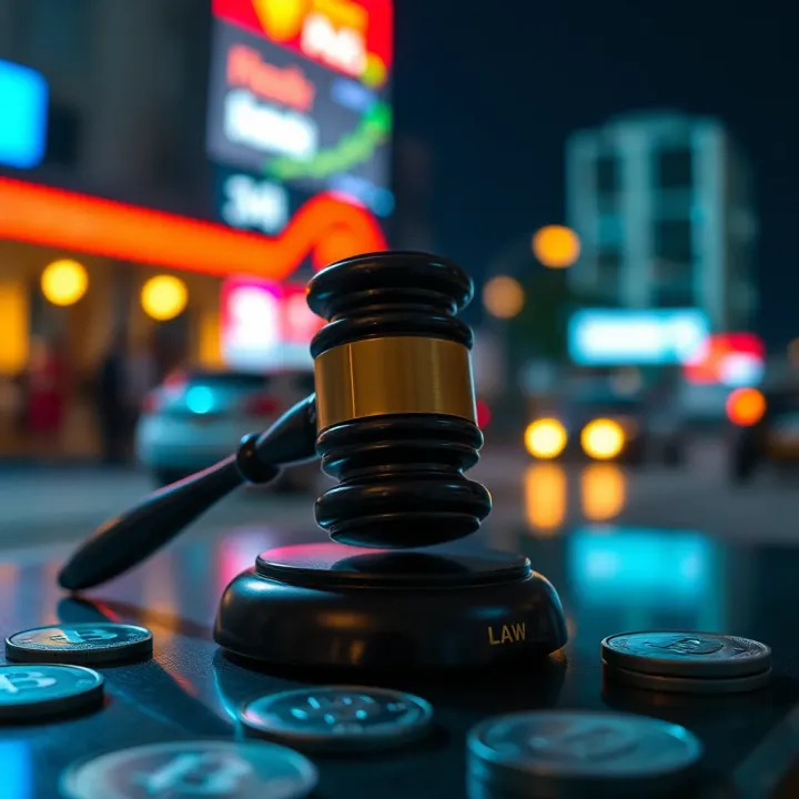 Visual representation of legal and financial considerations for digital currency users in Colombia
