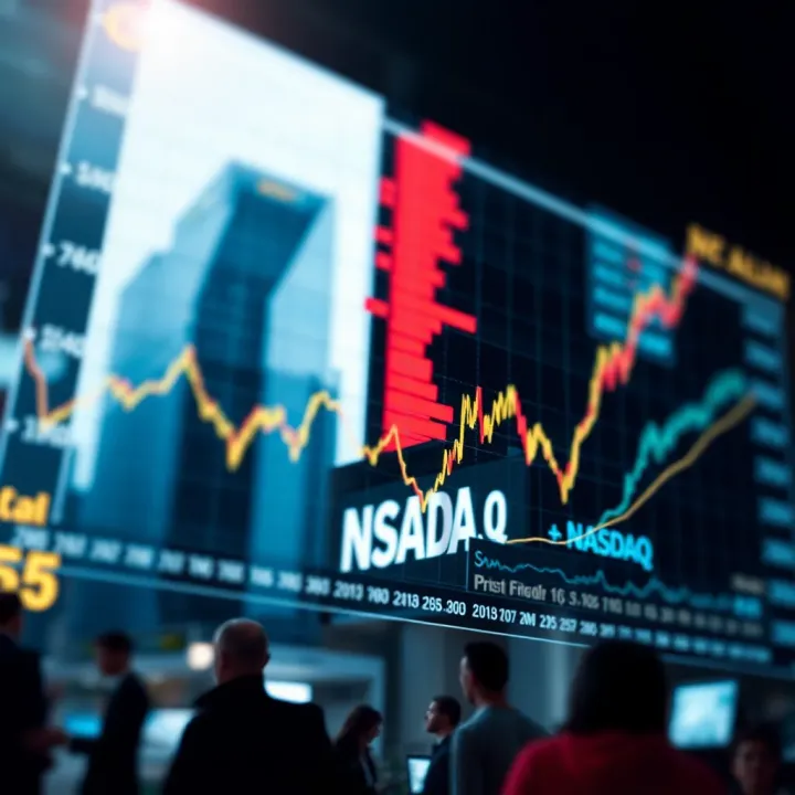 Chart illustrating key financial indicators influencing Nasdaq market behavior