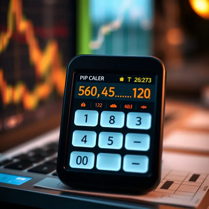 Forex Pip Calculator Tool Displaying Currency Pair Data Forex pip calculator interface showing currency pairs and pip values