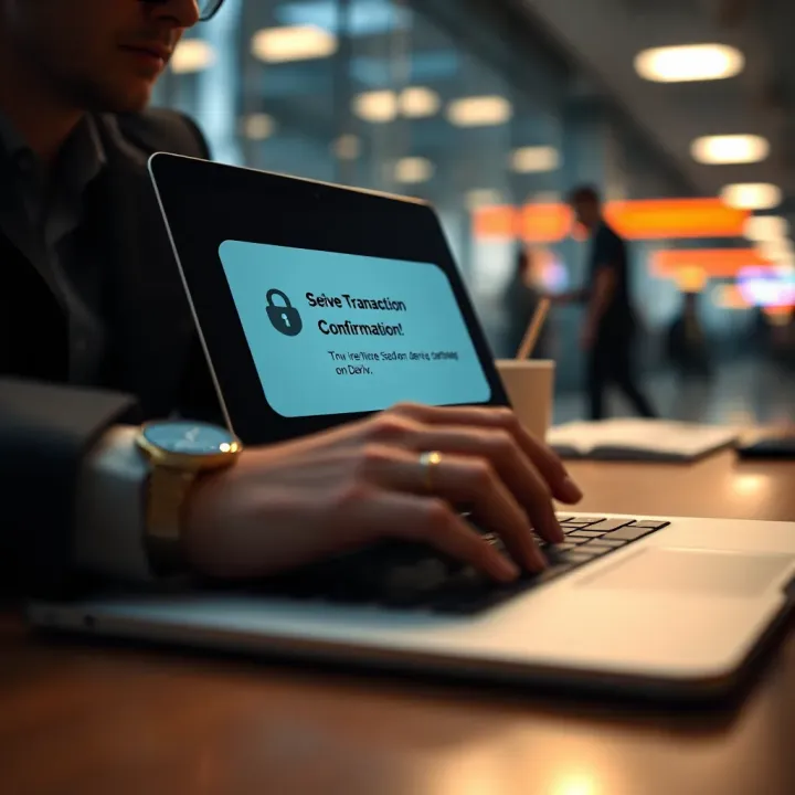 Illustration of secure online transaction confirming withdrawal completion on Deriv