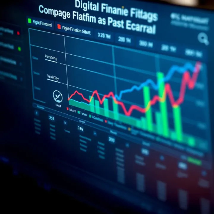 Comparison chart of various digital finance platforms
