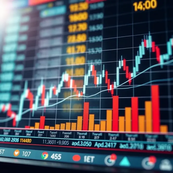Visual Representation of Pip Value Changes in Forex Graph illustrating pip value fluctuations in Forex trading