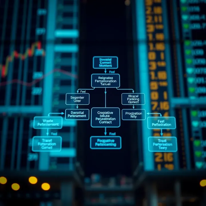 Diagram illustrating the structure and flow of derivative contract registration in financial markets