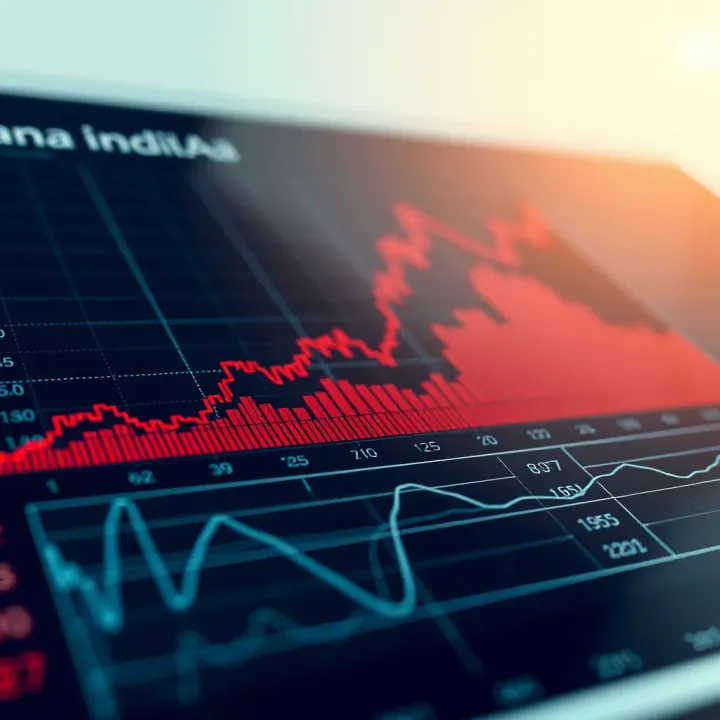 Chart illustrating key technical indicators and external factors impacting Solana valuation