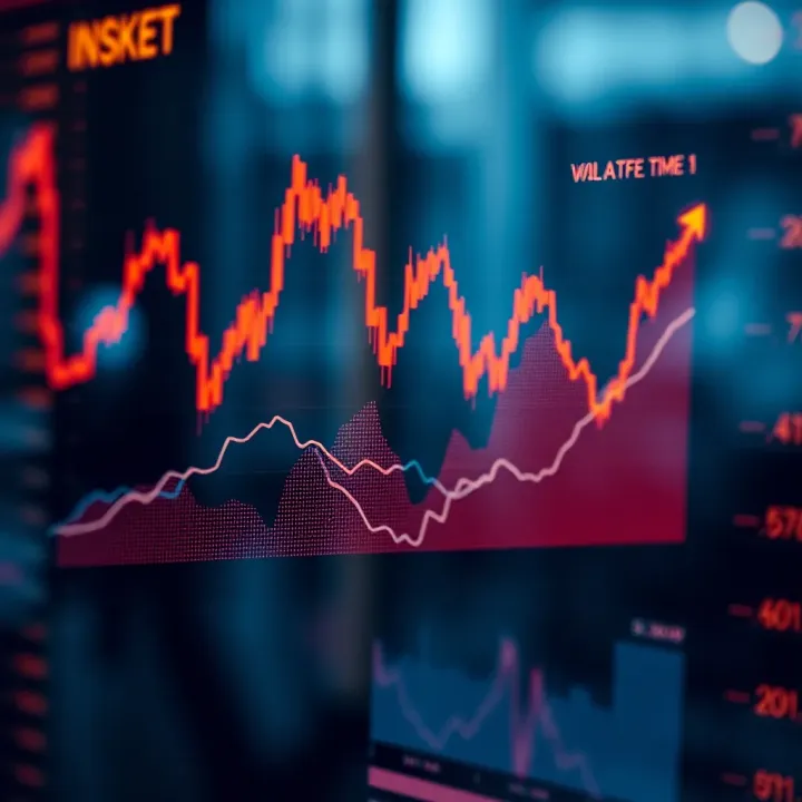 Graph illustrating risks and benefits associated with trading synthetic indices in financial markets