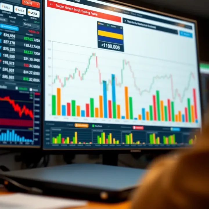 Chart showcasing various trading tools and platforms used in Colombia