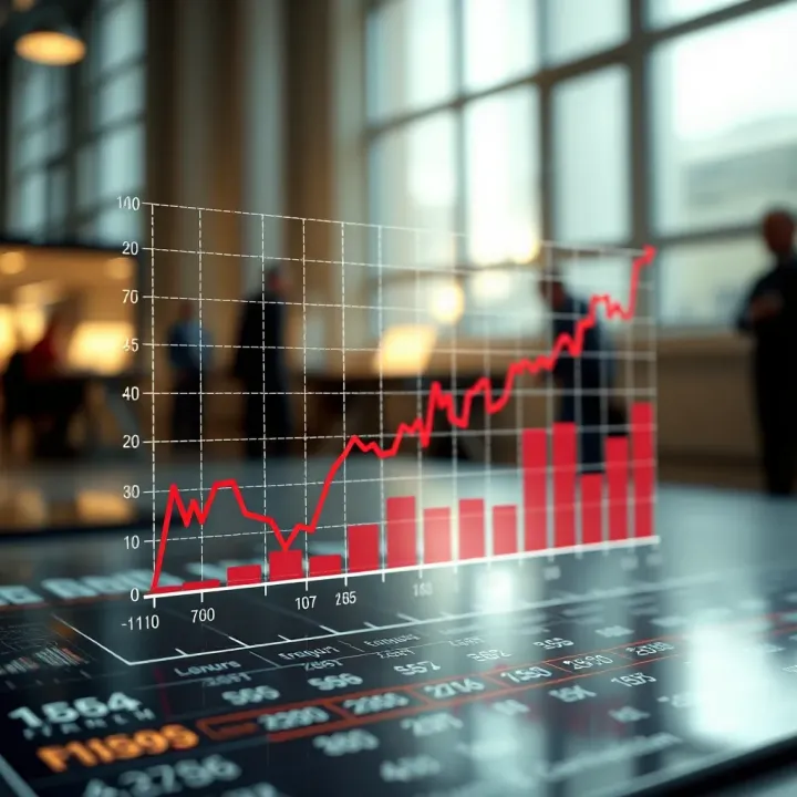 Graph illustrating the concept of synthetic indices combining multiple economic variables into a single indicator