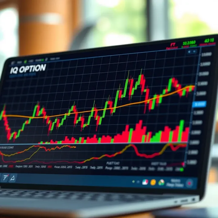 Graph showing positive trend lines and financial asset charts used in trading strategies